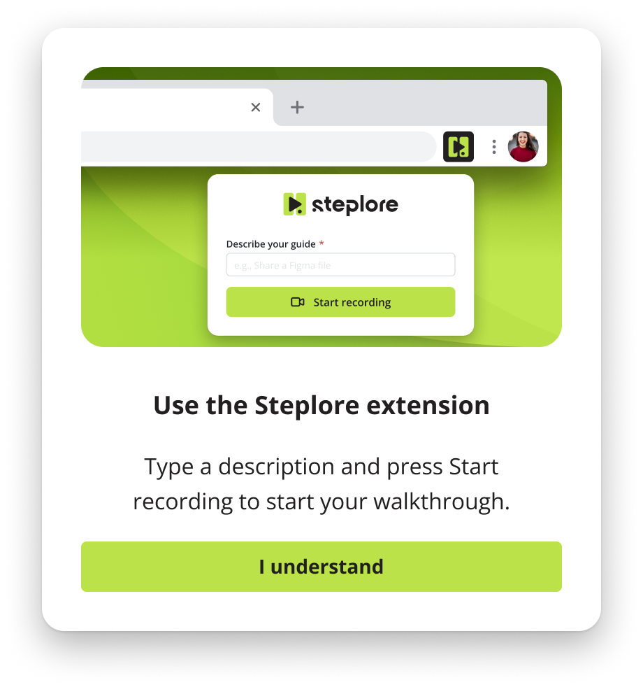 Screen recorder for documentation - start recording your process